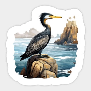 Cormorant Sticker